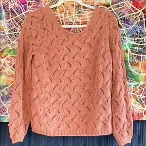 Sezane Yvette Jumper in blush